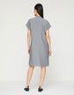 Petite Organic Linen Pintuck Bib Dress