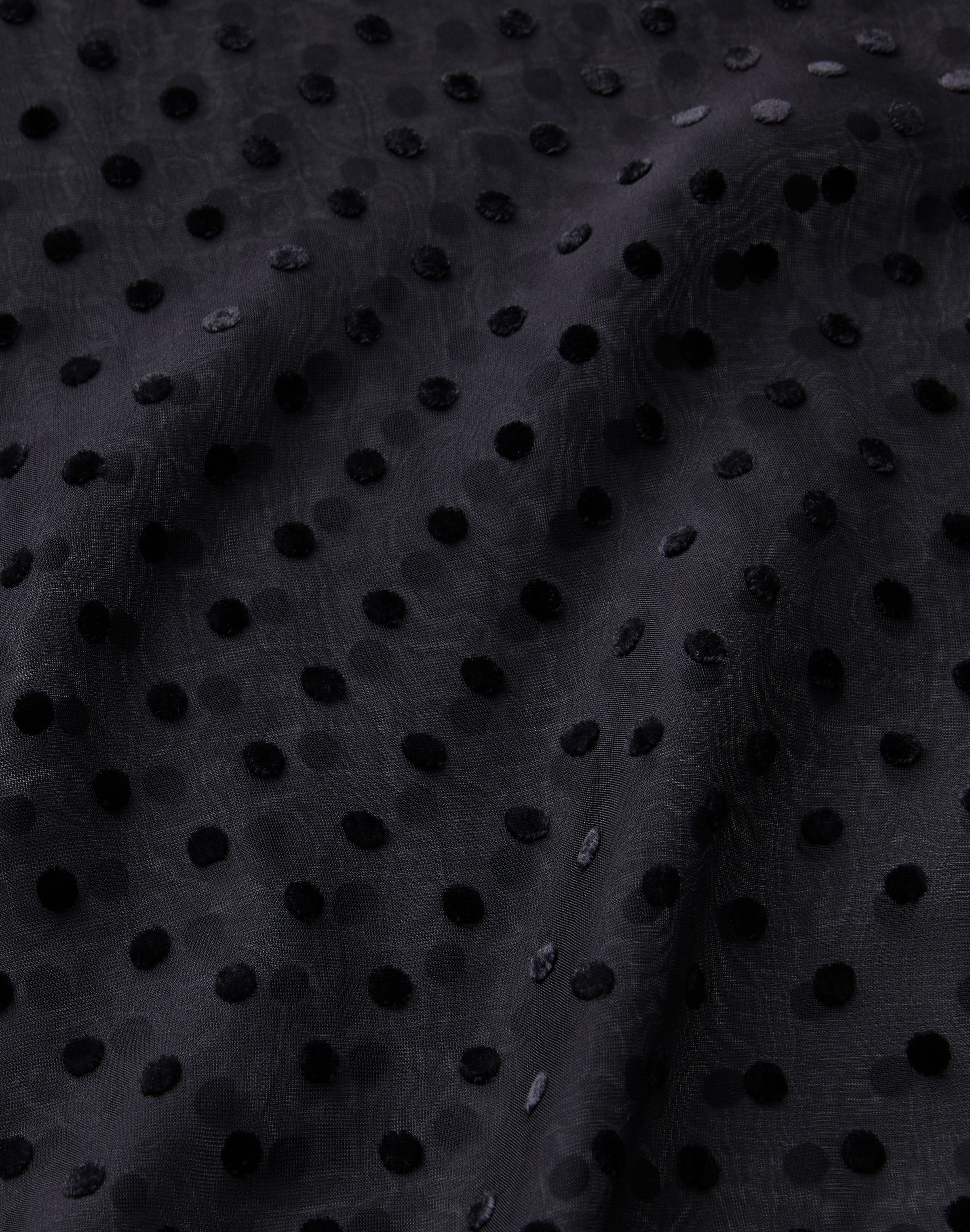 Plus-Size Polka Dot Devoré Belted Dress