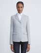 Petite Donegal Tweed Academy Blazer