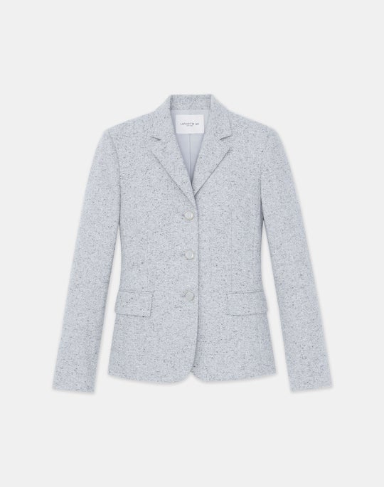 Petite Donegal Tweed Academy Blazer