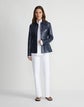 Nappa Leather Tailored Chore Jacket