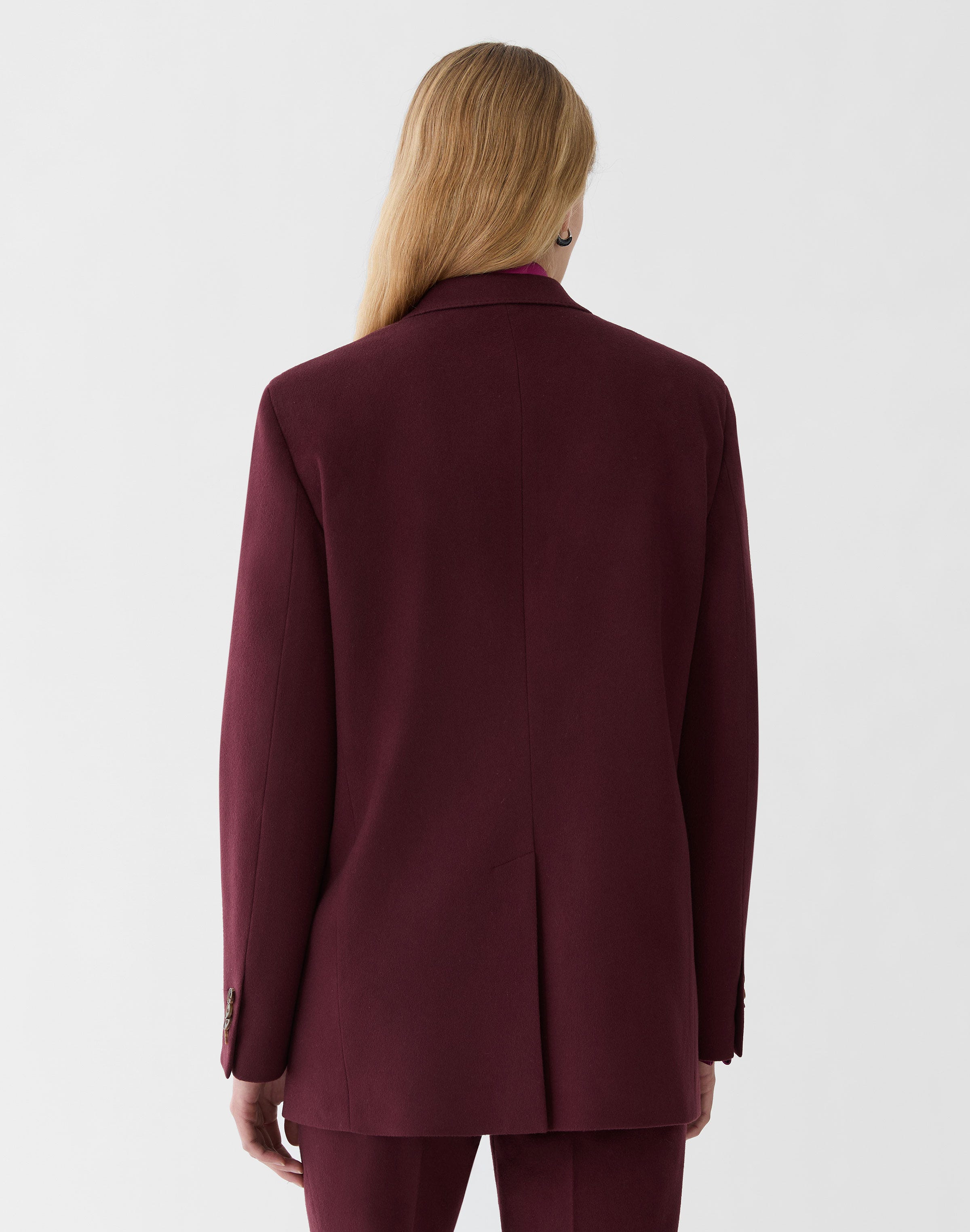 Cashmere Single Button Blazer
