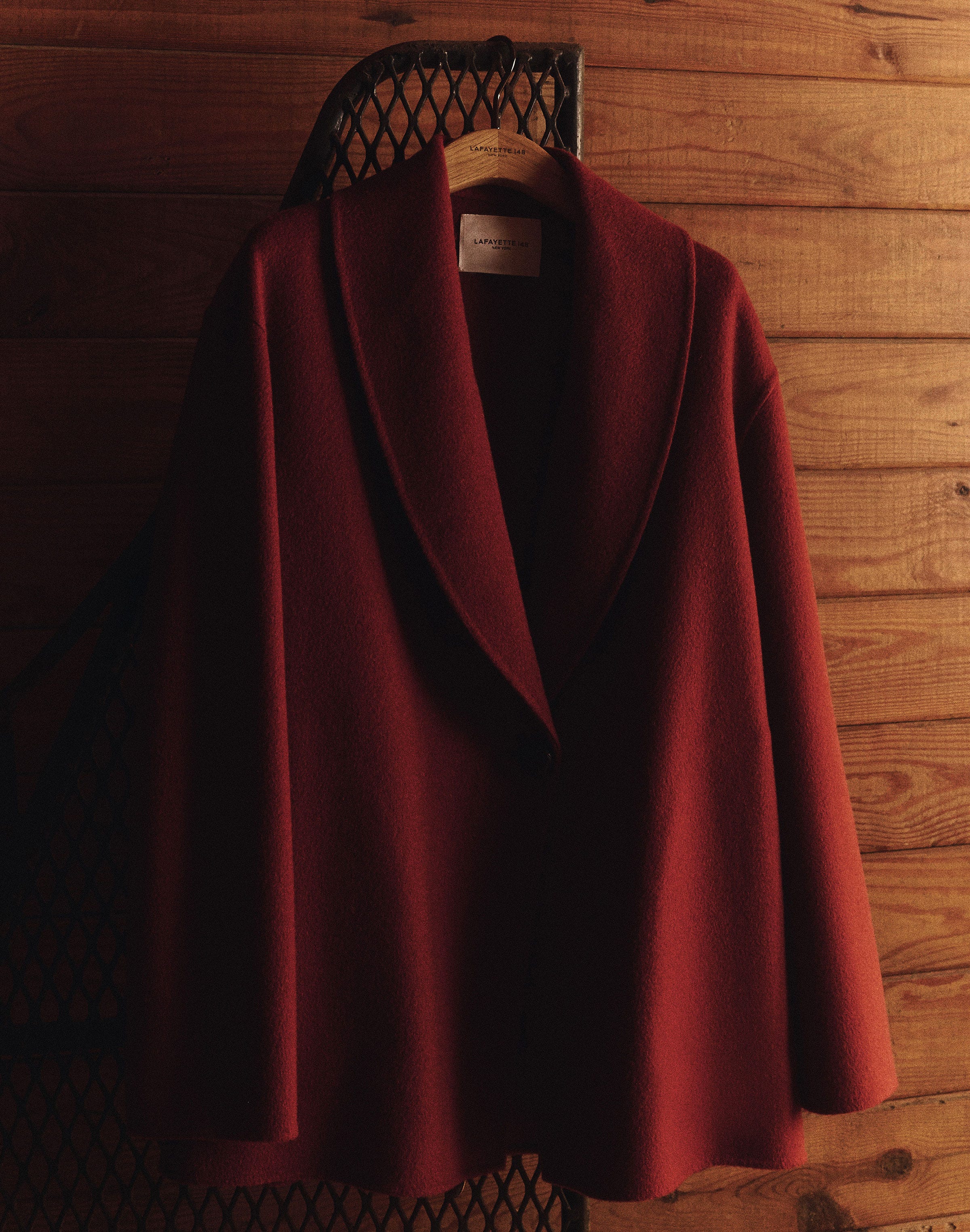 Petite Responsible Wool Double Face Single Button Blazer