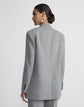 Cashmere Mélange Single Button Blazer