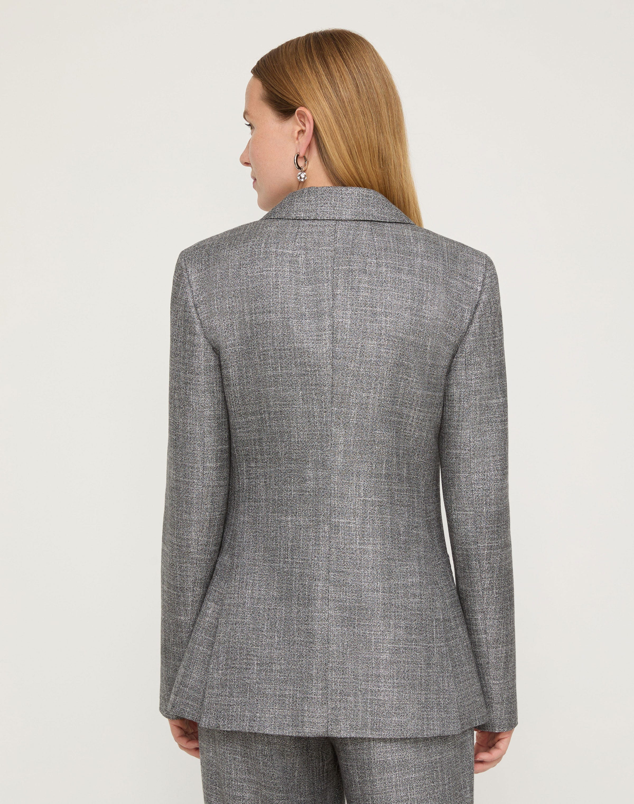 Bamboo Viscose Twill Three Pocket Blazer