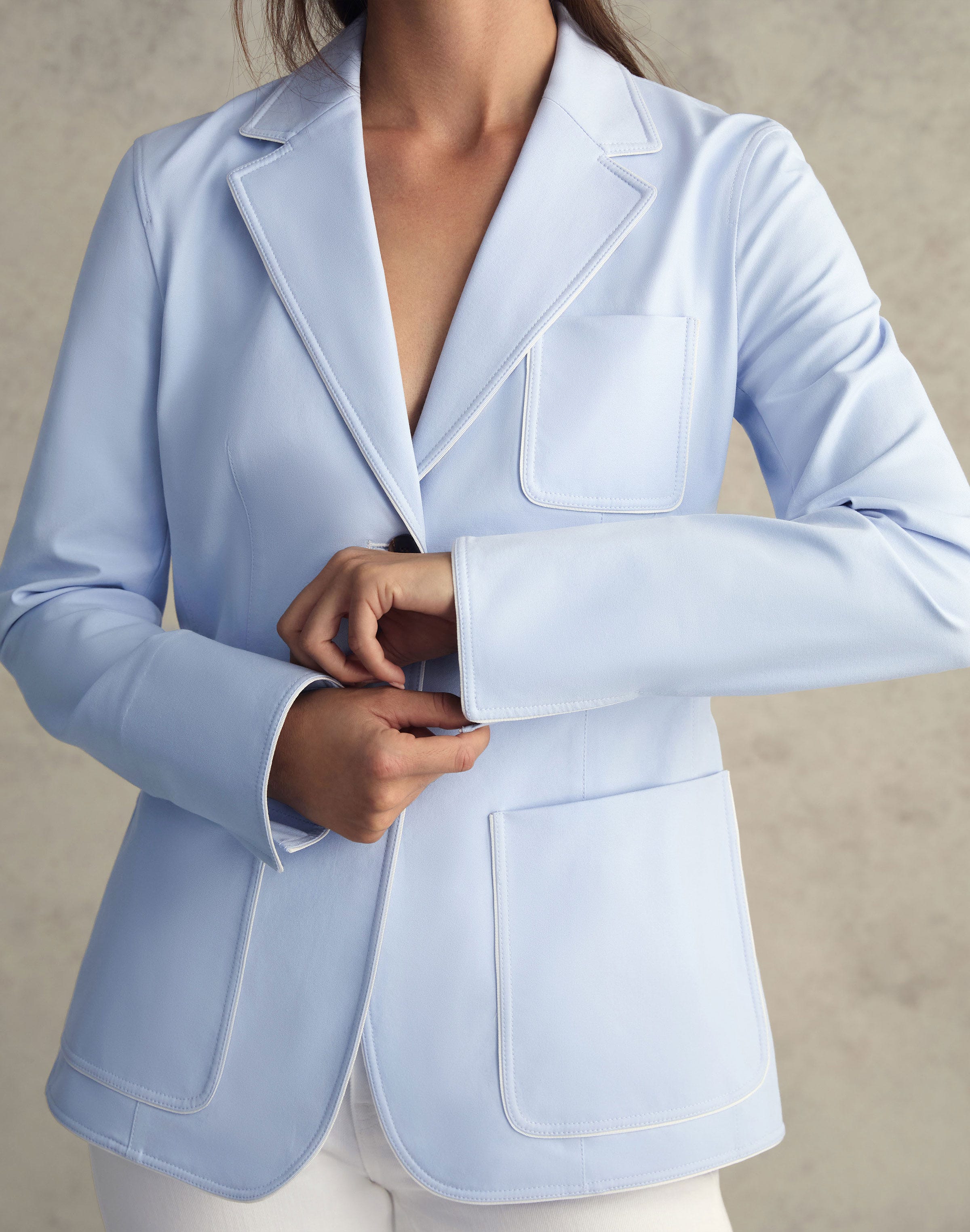 Techno Stretch Twill Three Pocket Blazer
