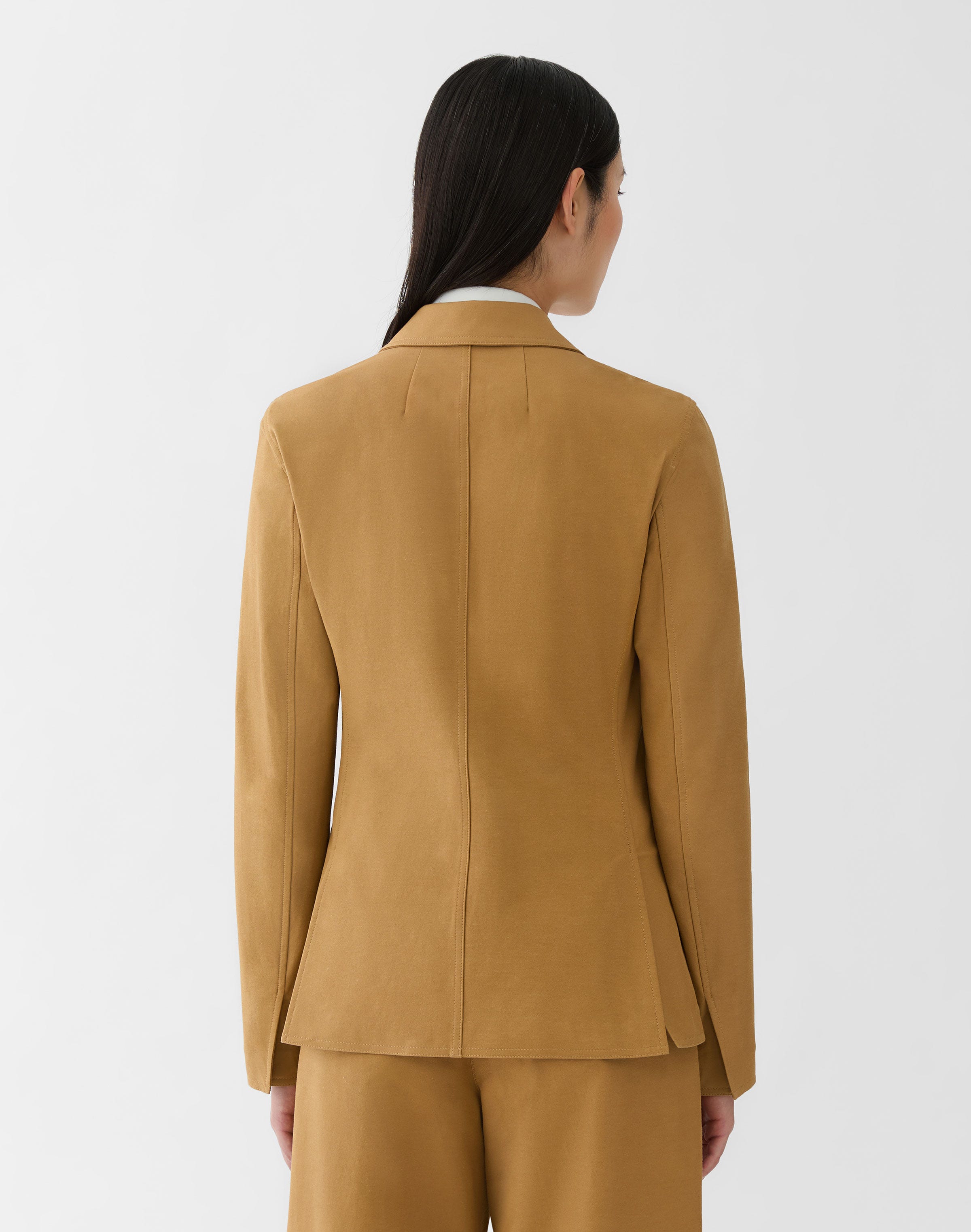 Petite Techno Stretch Twill Three Pocket Blazer