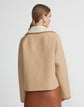 Two Tone Cotton Reversible Wide Lapel Jacket