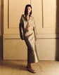 Metallic Baroque Botanical Brocade Collarless Jacket