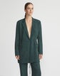 Baroque Botanical Cloqué Flap Pocket Jacket