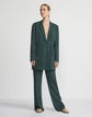 Baroque Botanical Cloqué Flap Pocket Jacket