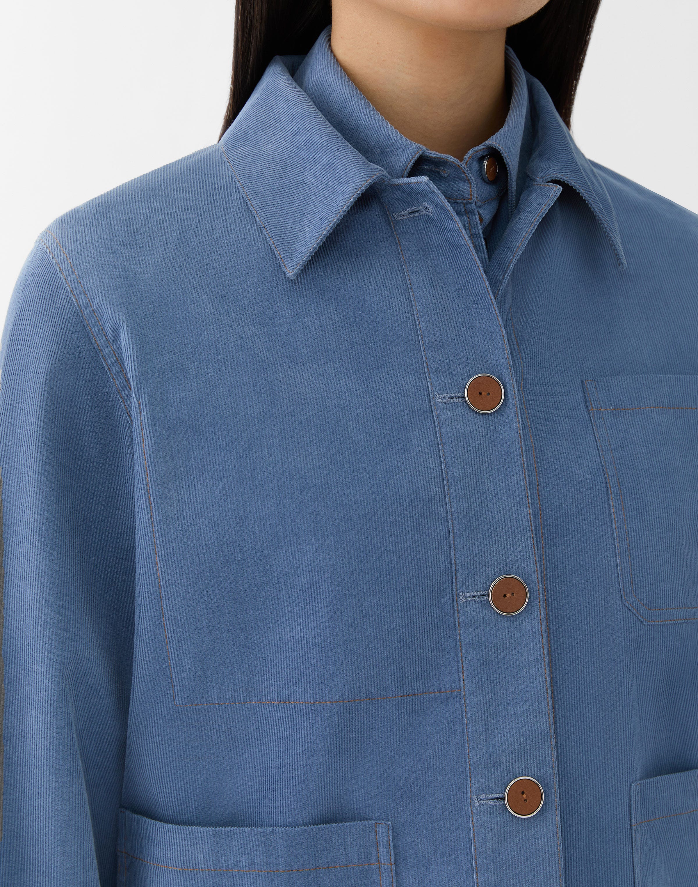 Fine Wale Corduroy Patch Pocket Jacket