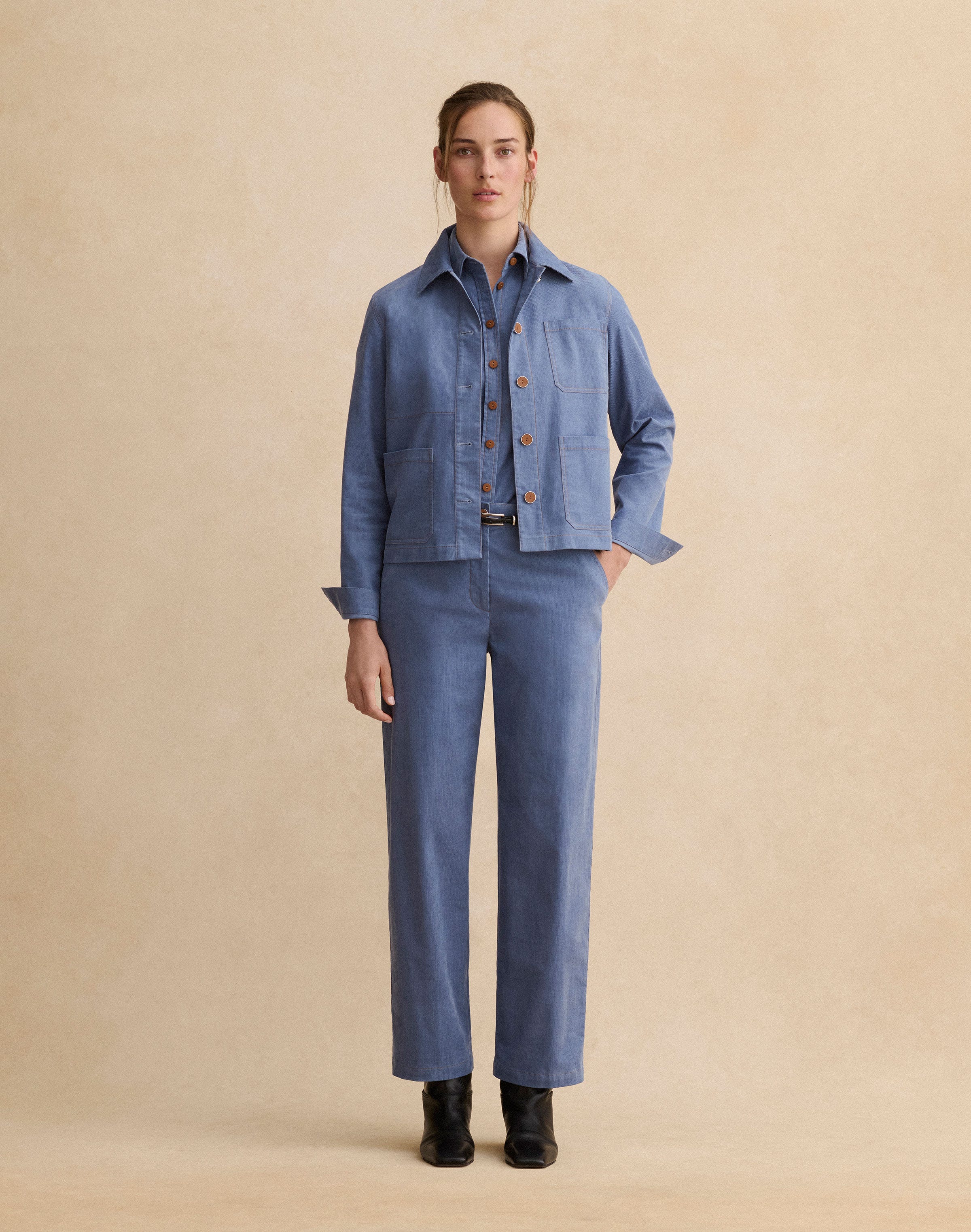 Fine Wale Corduroy Patch Pocket Jacket