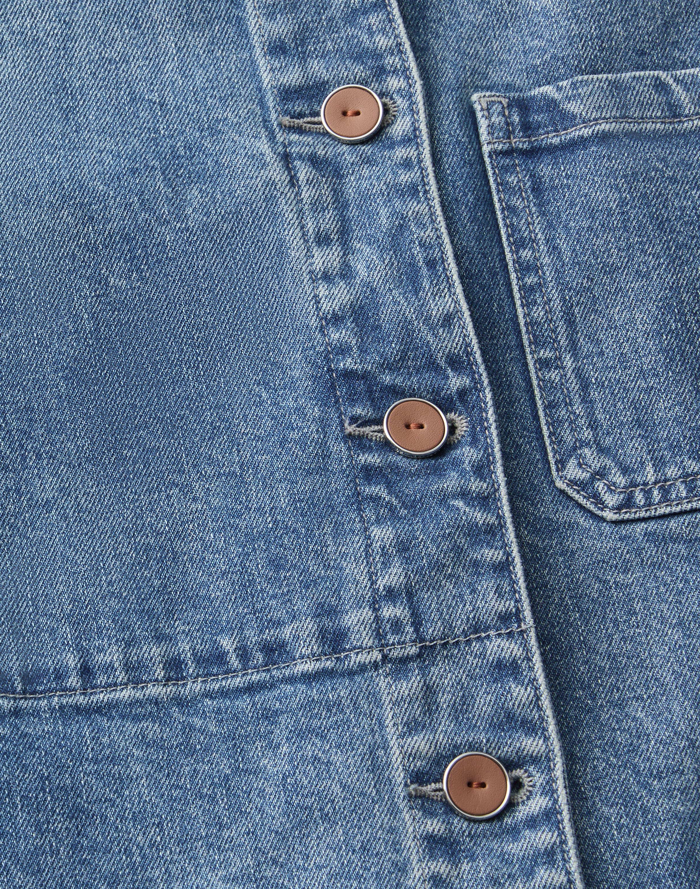 L148 Denim Patch Pocket Jacket