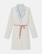 Two Tone Wool-Silk Reversible Notch Lapel Jacket