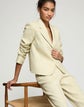 Pastel Dust Tweed Cropped Boyfriend Blazer