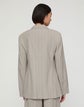 Pinstripe Tropical Stretch Wool Neapolitan Jacket
