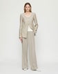 Sequin Speckled Tweed Fitted Jacket