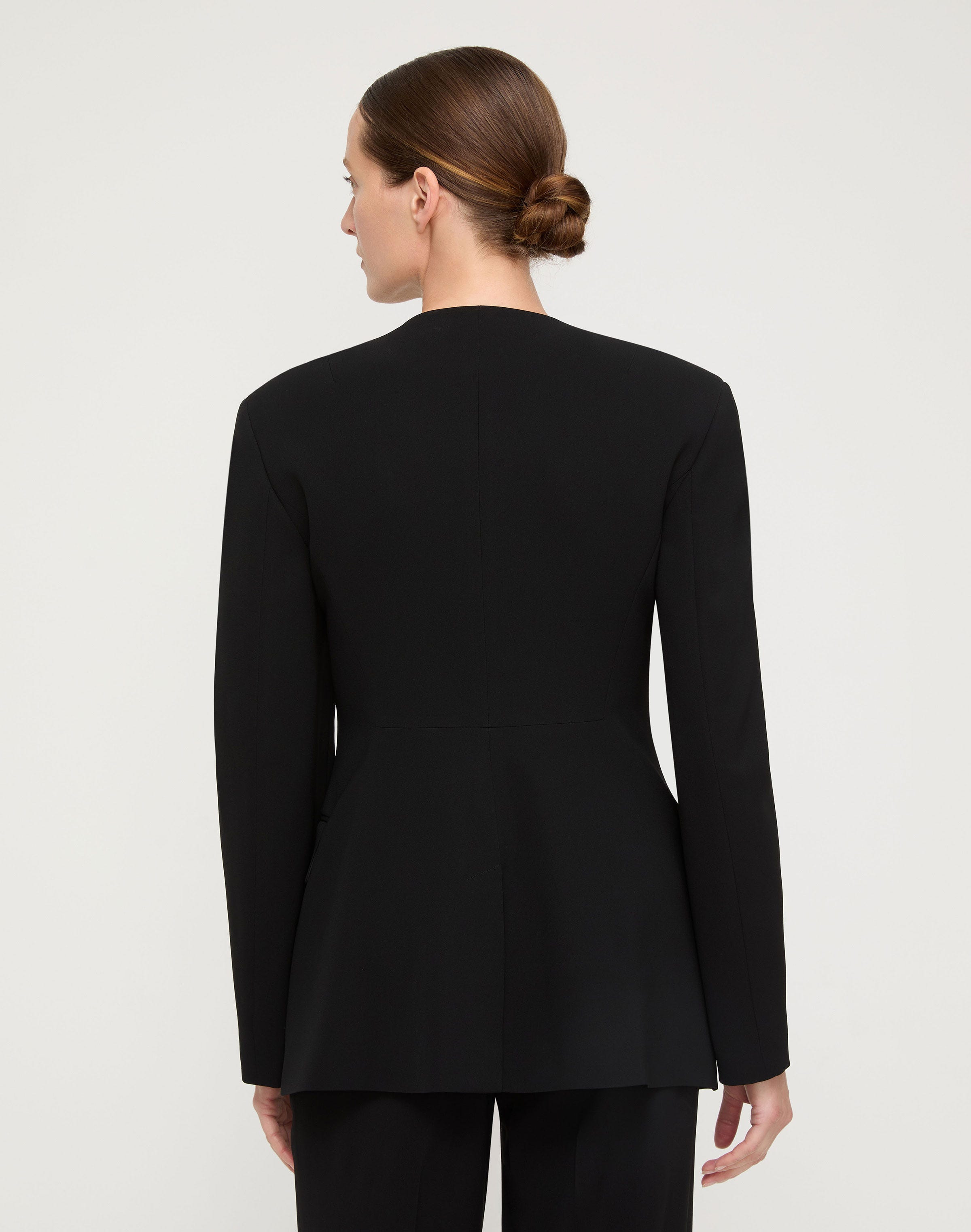 Responsible Finesse Crepe Cluster Button Jacket