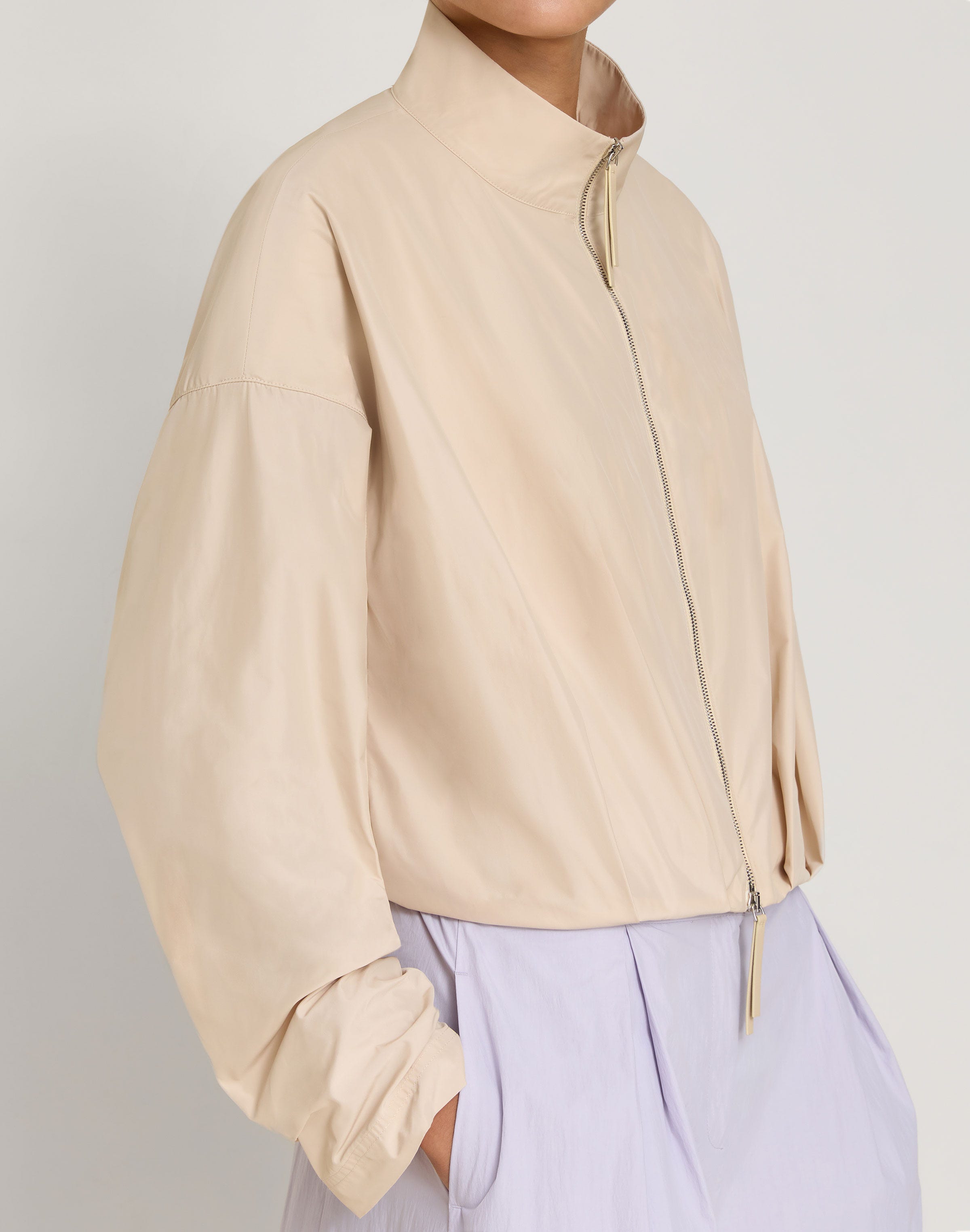 Tech Twill Pleated Waist Jacket