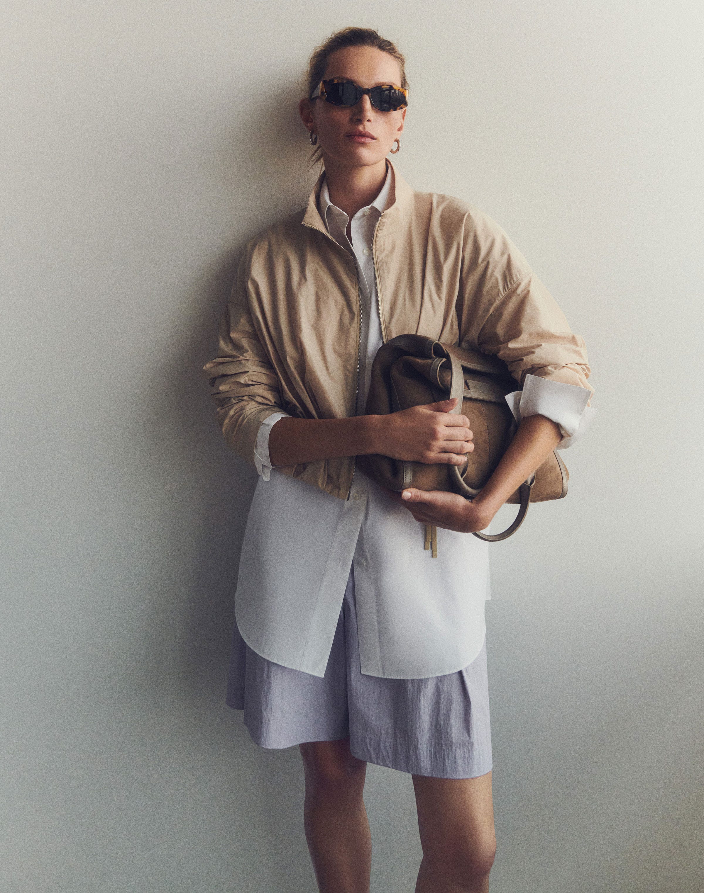 Tech Twill Pleated Waist Jacket