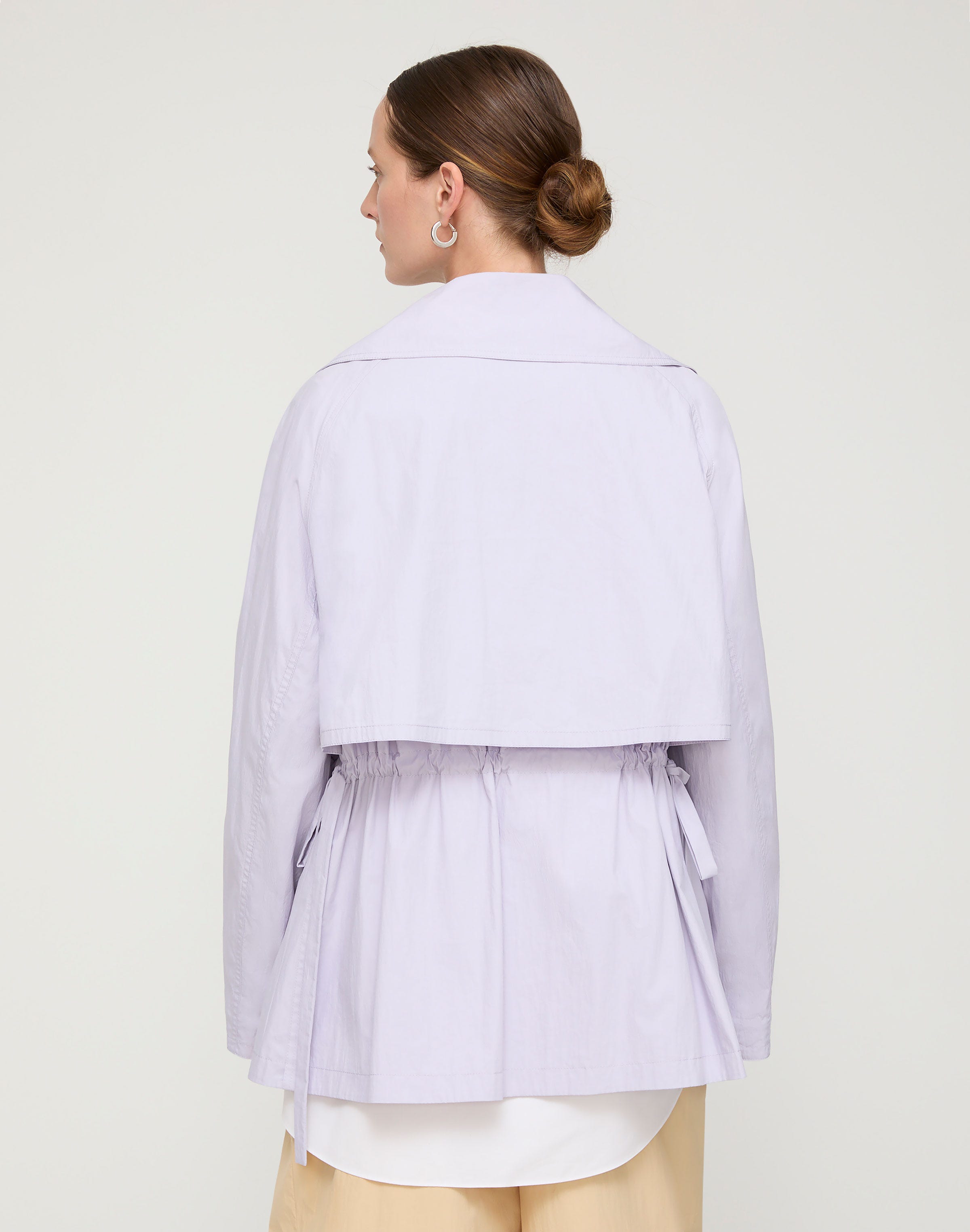 Petite Travel Cotton Oversized Jacket