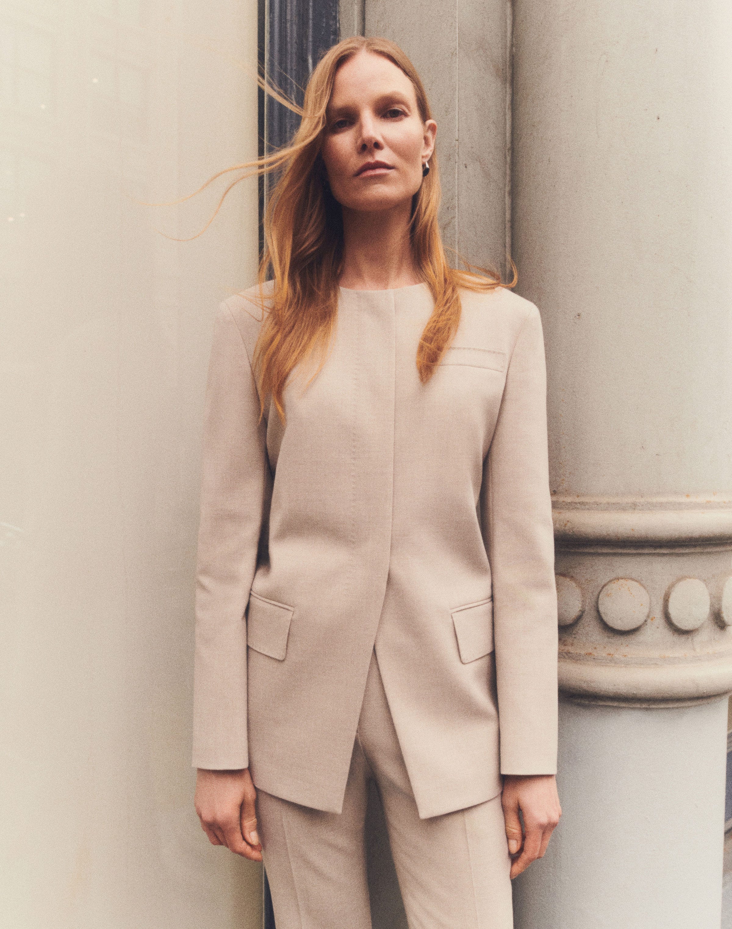 Responsible Stretch Wool Fitted Blazer