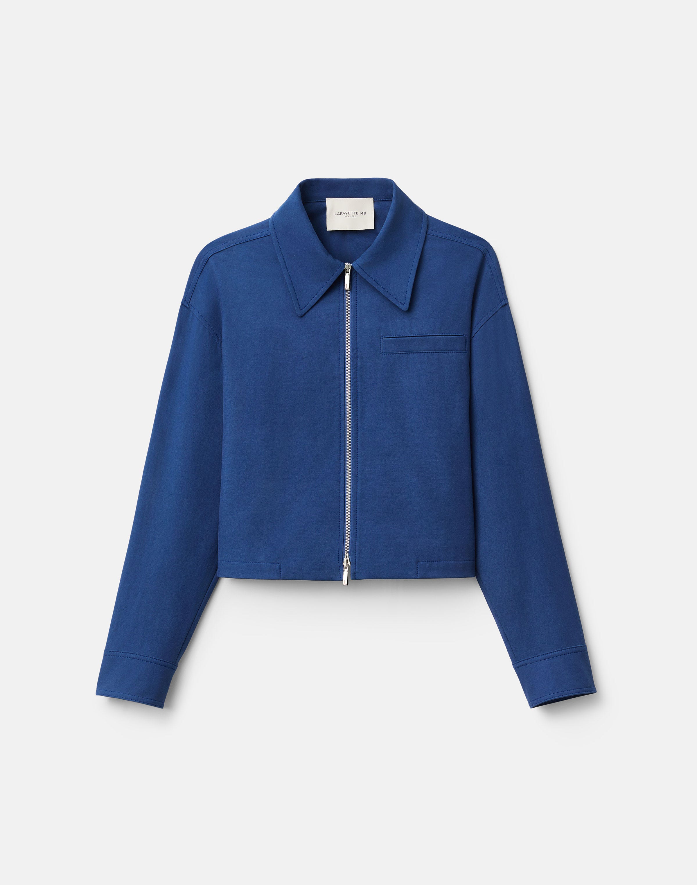 Petite Techno Stretch Twill Short Jacket