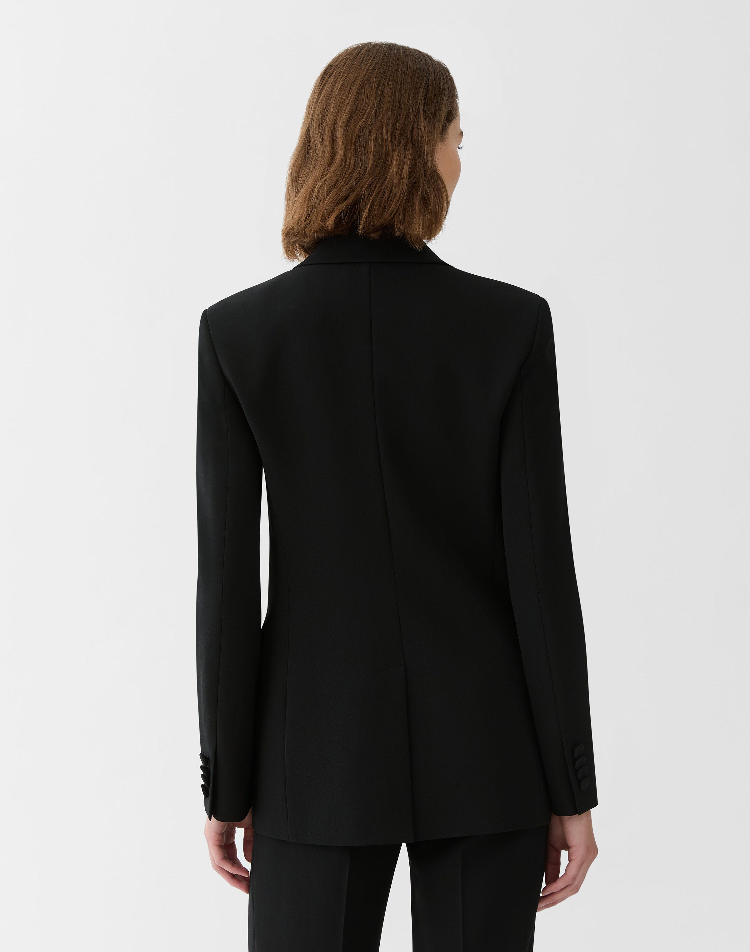 Petite Responsible Finesse Crepe Three Pocket Blazer