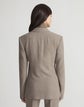 Responsible Wool Stretch Twill Fitted Blazer