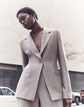 Responsible Wool Stretch Twill Fitted Blazer