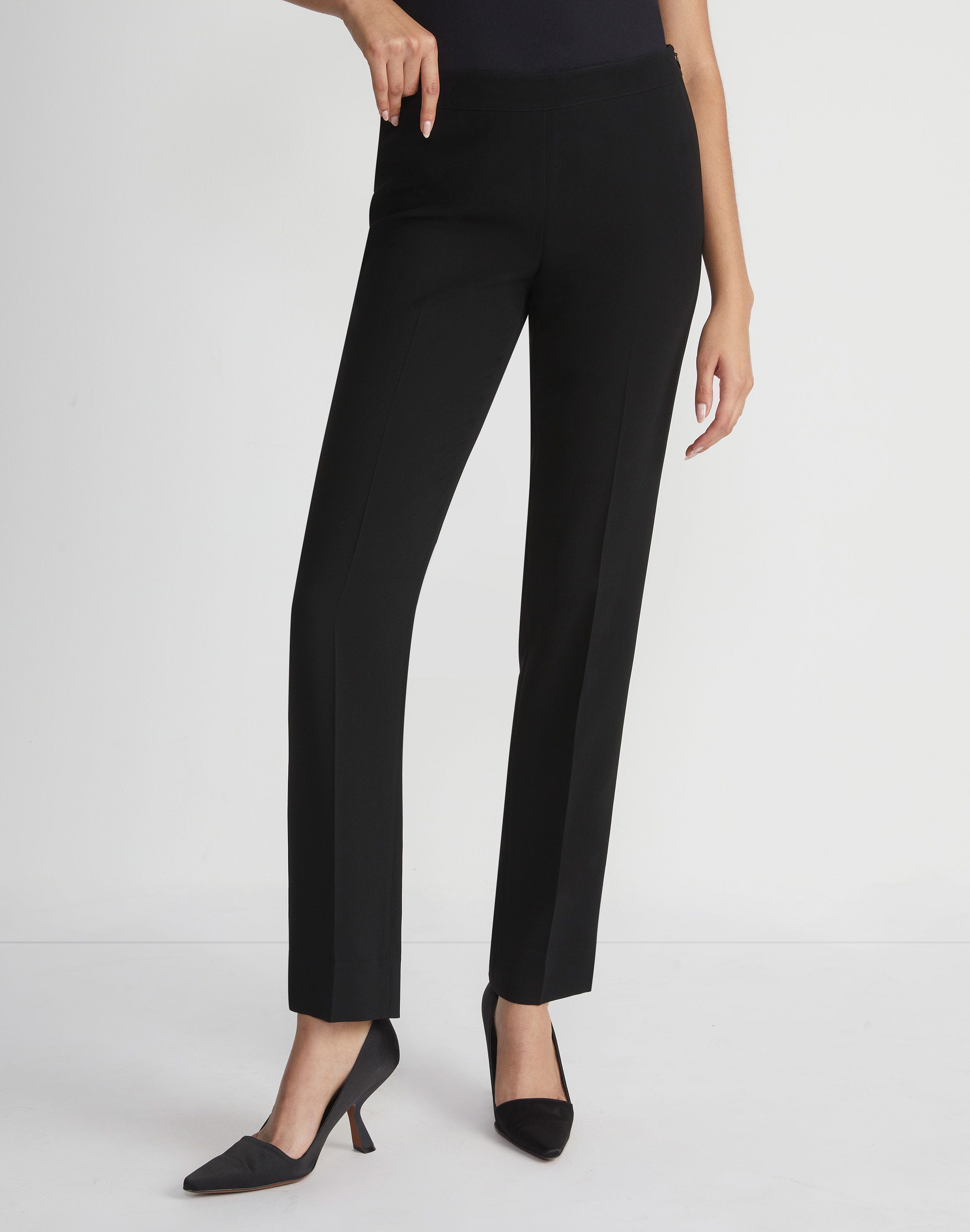 Finesse Crepe Bleecker Pant