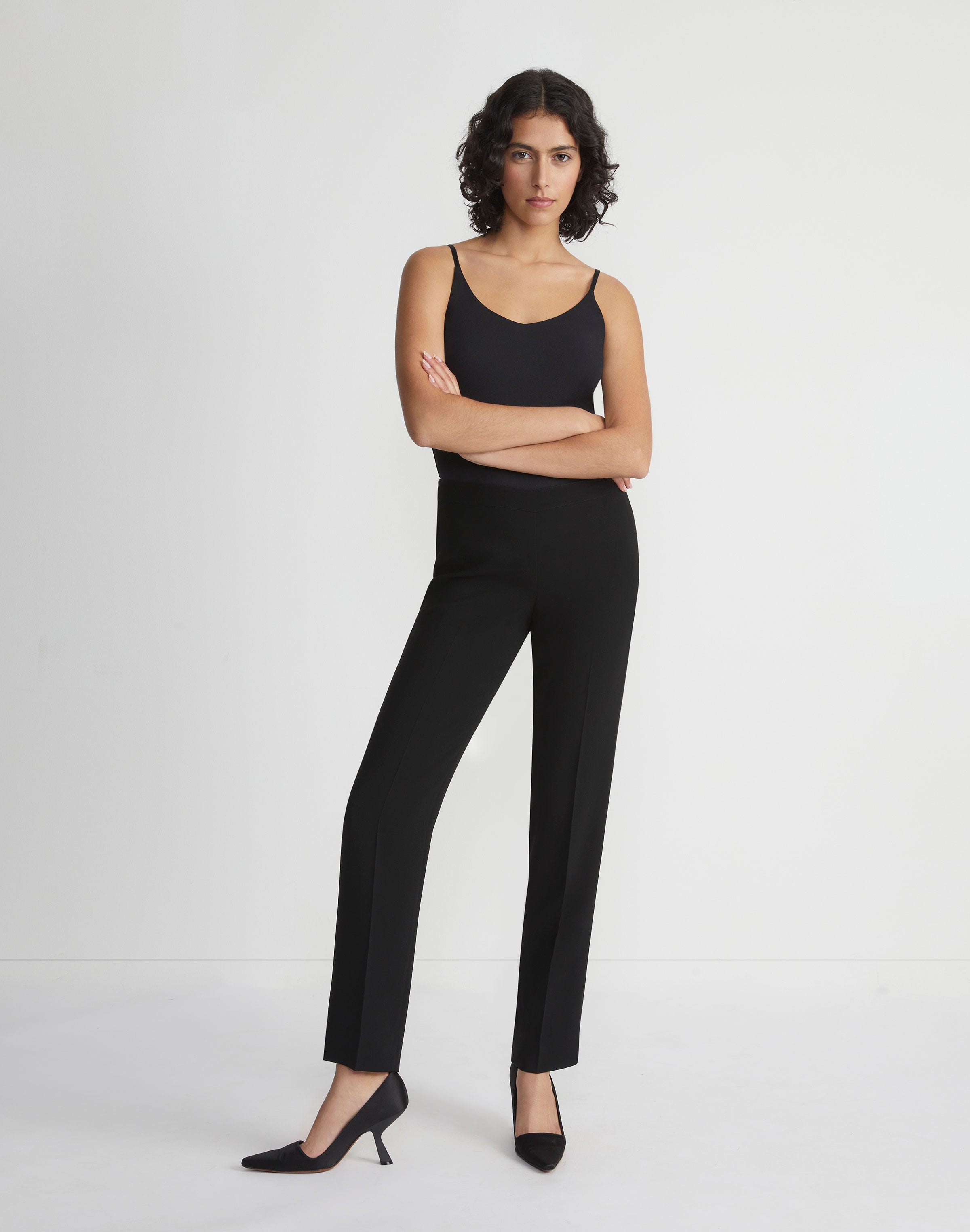 Finesse Crepe Bleecker Pant