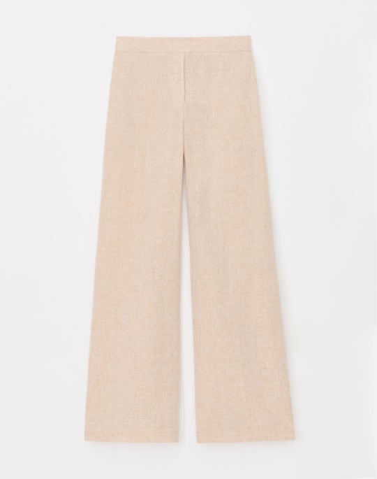 Organic Linen Columbus Cropped Pant