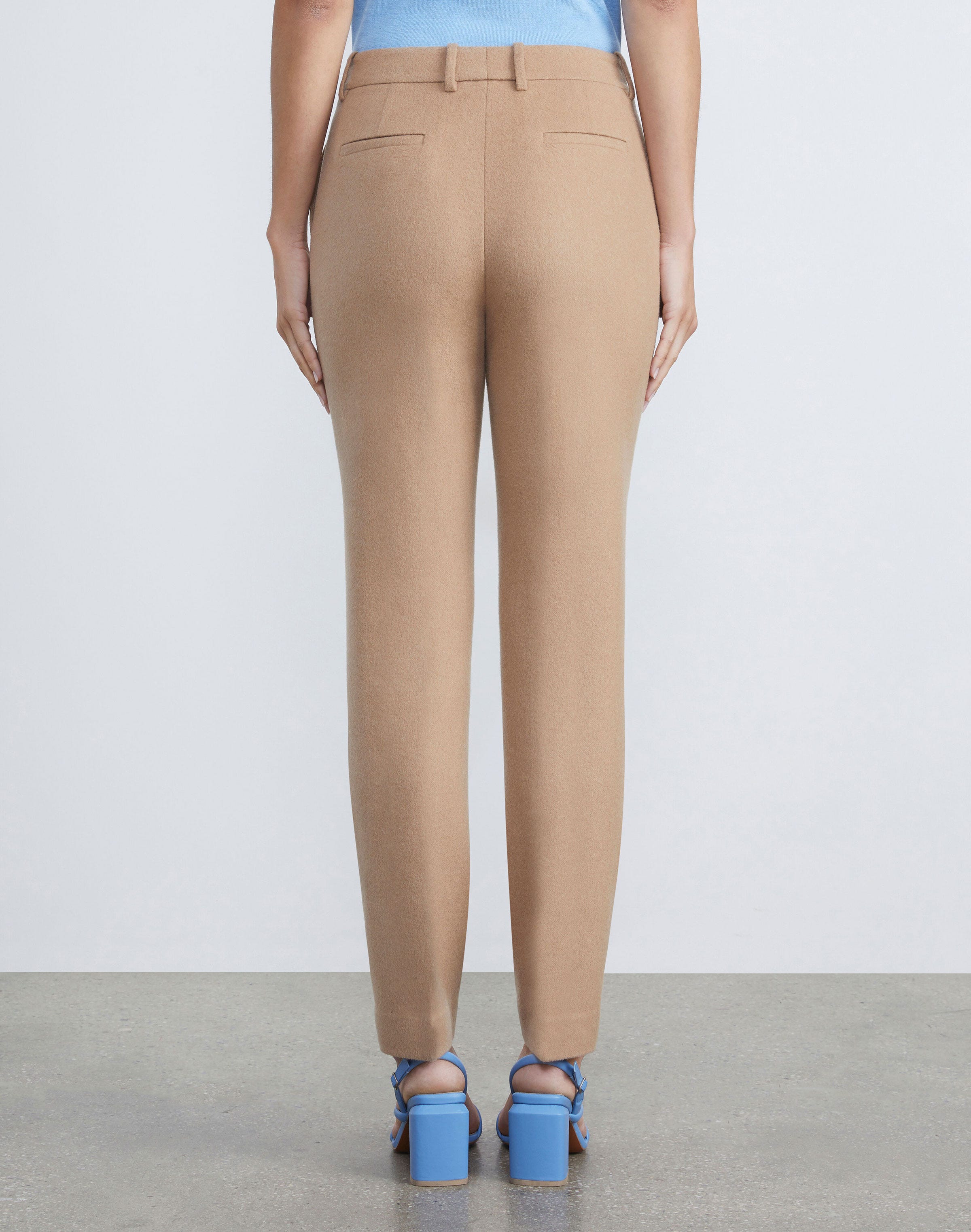 Camel Hair Clinton Ankle Pant