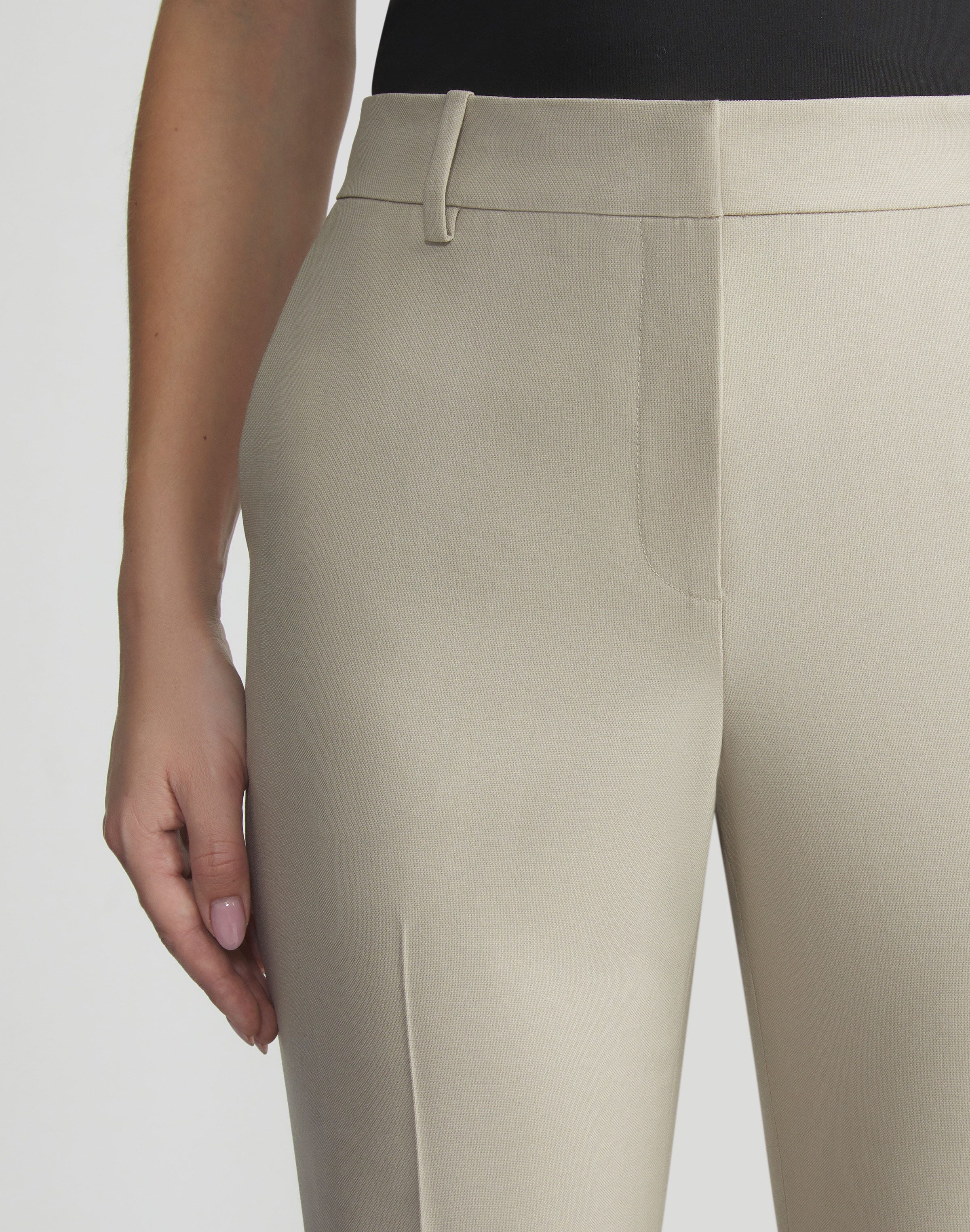 Petite Responsible Stretch Wool Clinton Ankle Pant