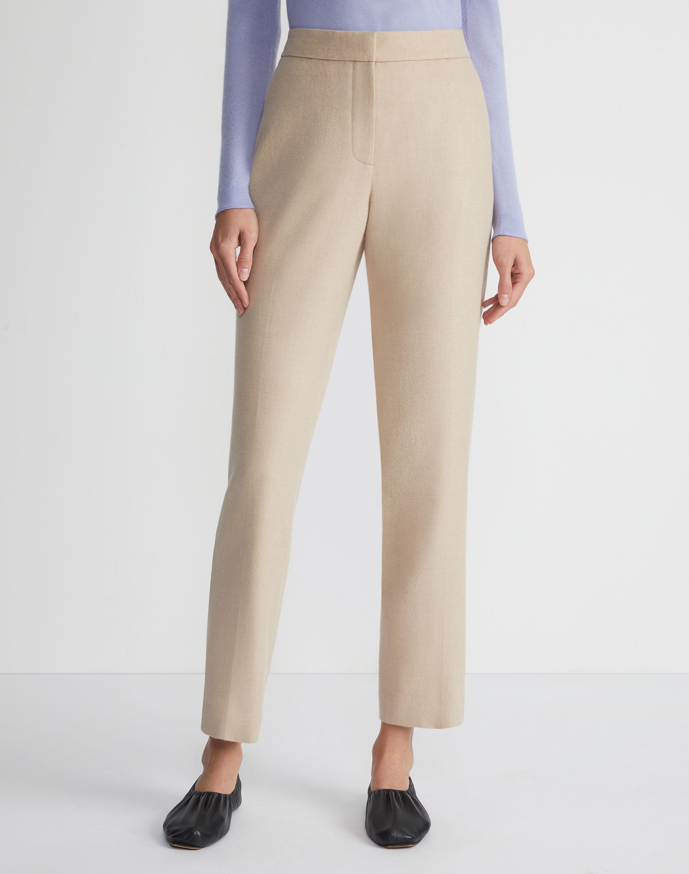 Camel Hair Clinton Ankle Pant