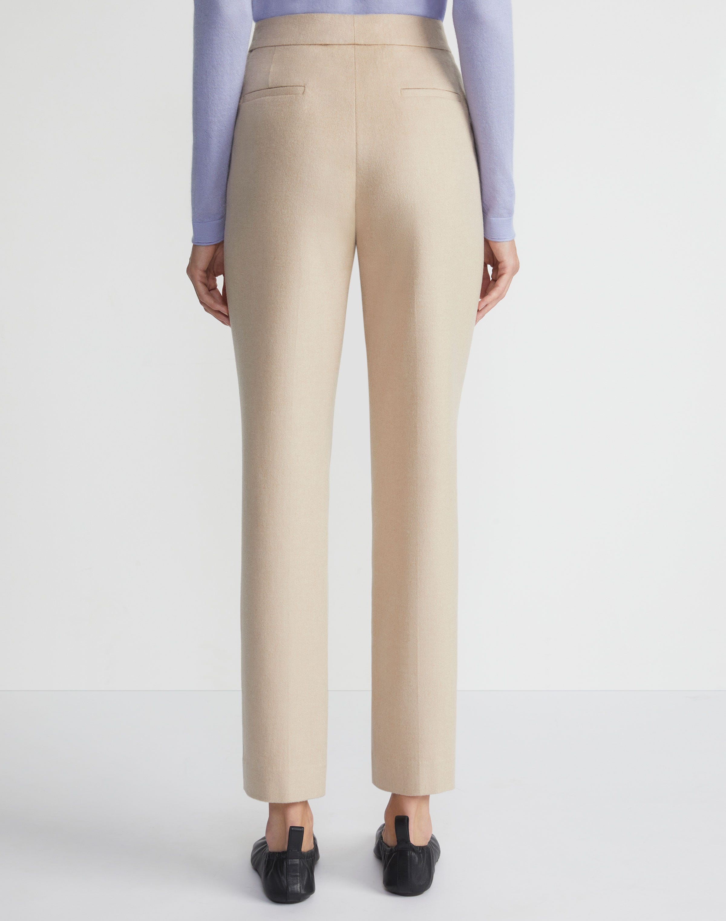 Camel Hair Clinton Ankle Pant