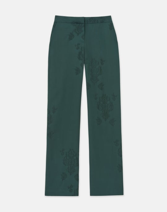 Baroque Botanical Cloqué Gates Pant