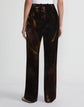 L148 X Save Venice Print Velvet Gates Pant