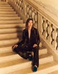 L148 X Save Venice Print Velvet Gates Pant