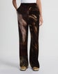 L148 X Save Venice Print Velvet Gates Pant