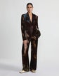 L148 X Save Venice Print Velvet Gates Pant
