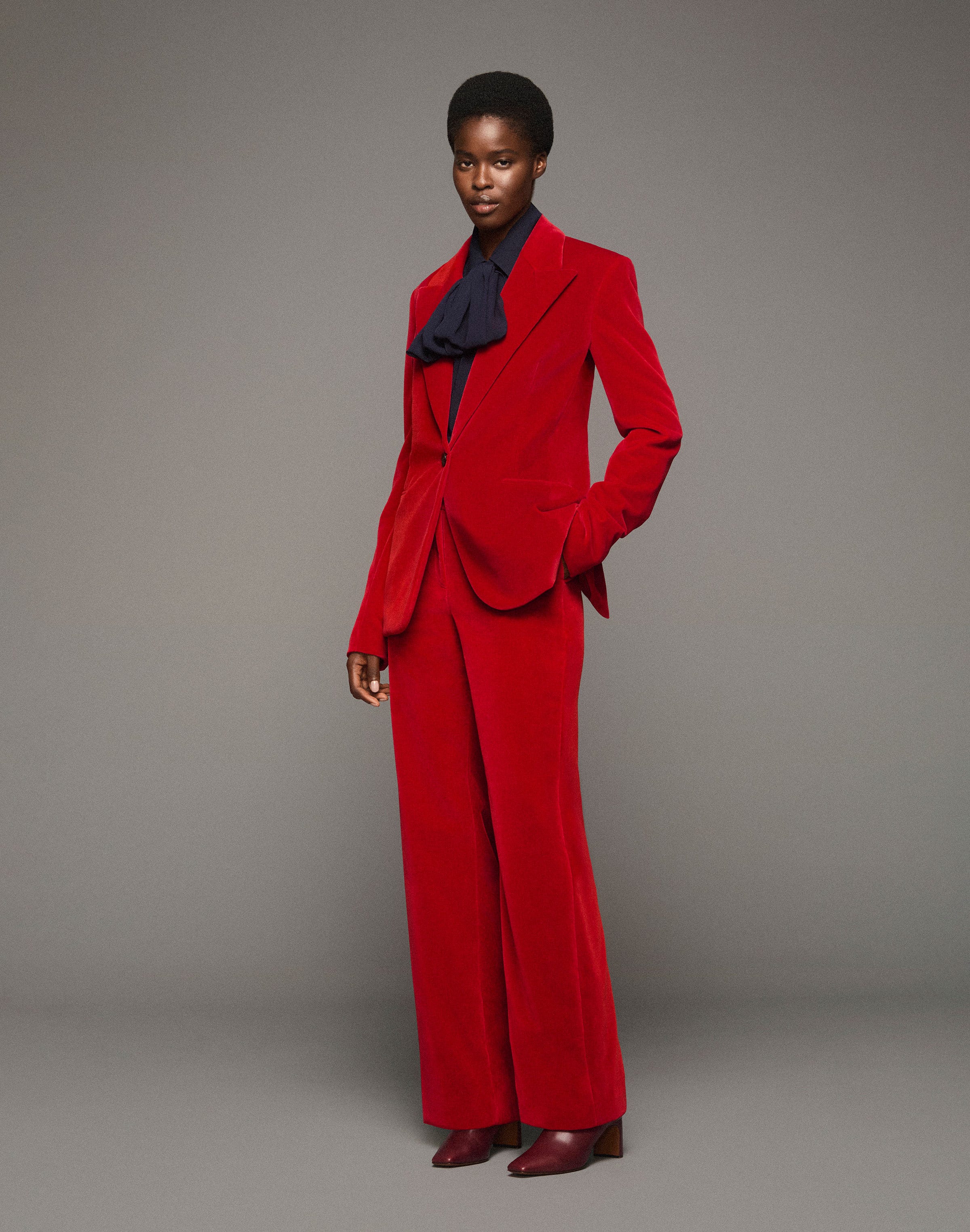 Plus-Size Velvet Gates Pant