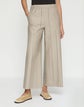 Nappa Leather Ladder Stitch Riverside Pant