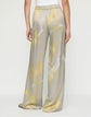 Pastel Smudge Print Silk Satin Riverside Pant