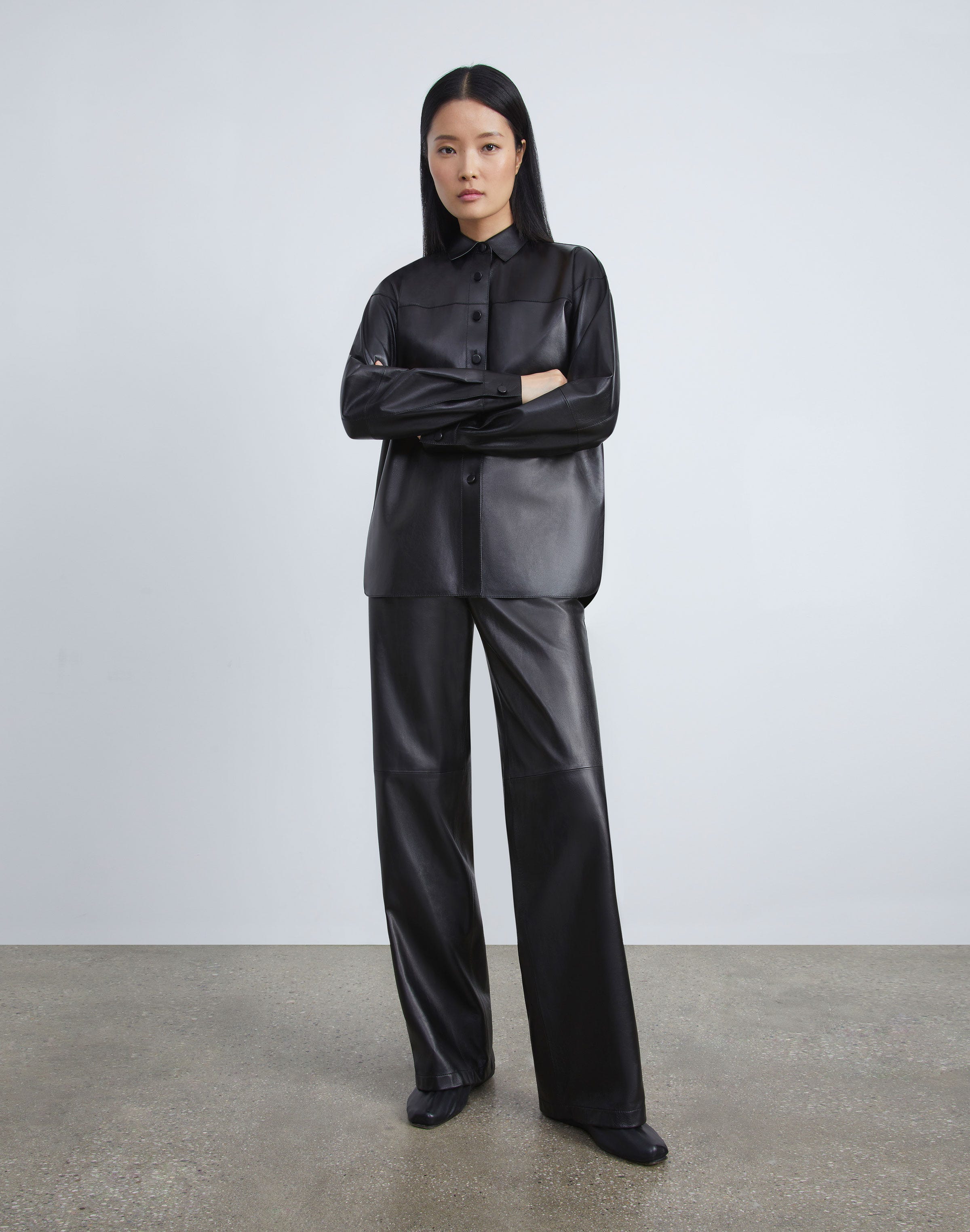 Nappa Lambskin Leather Sullivan Pant