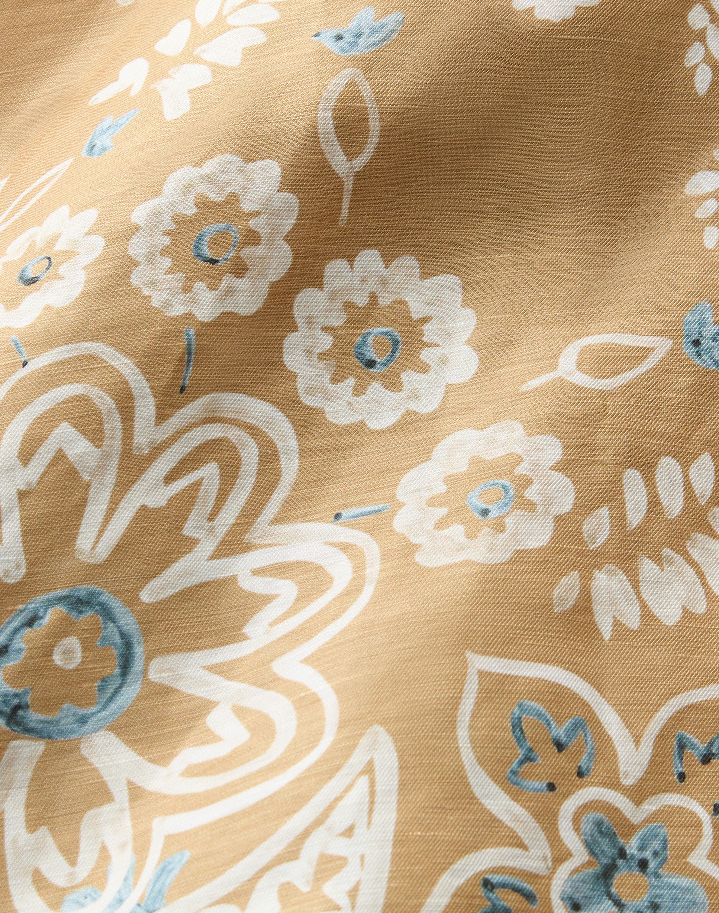 Bandana Print Linen-Silk Perry Pant