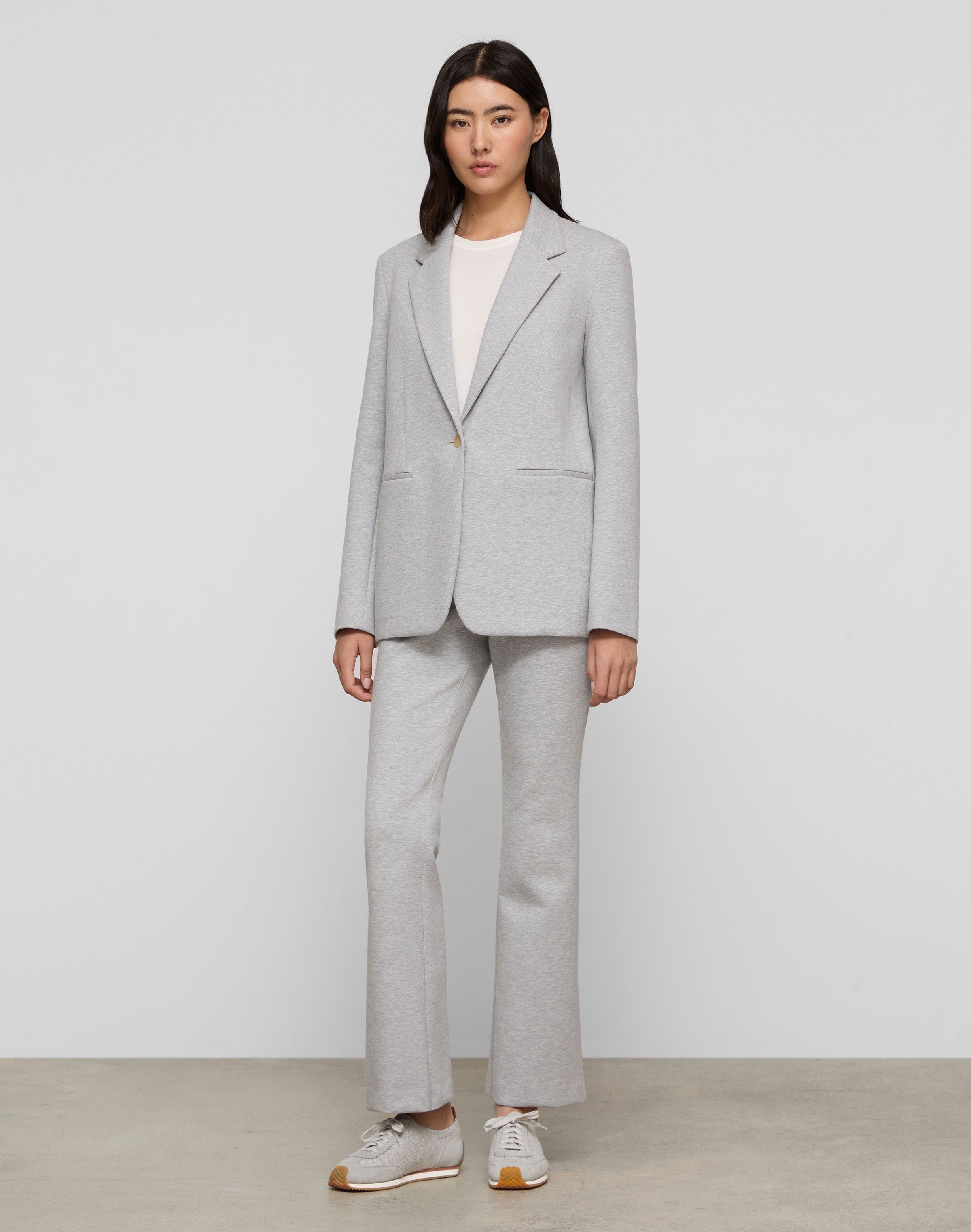 Scuba Mélange Gates Flared Ankle Pant