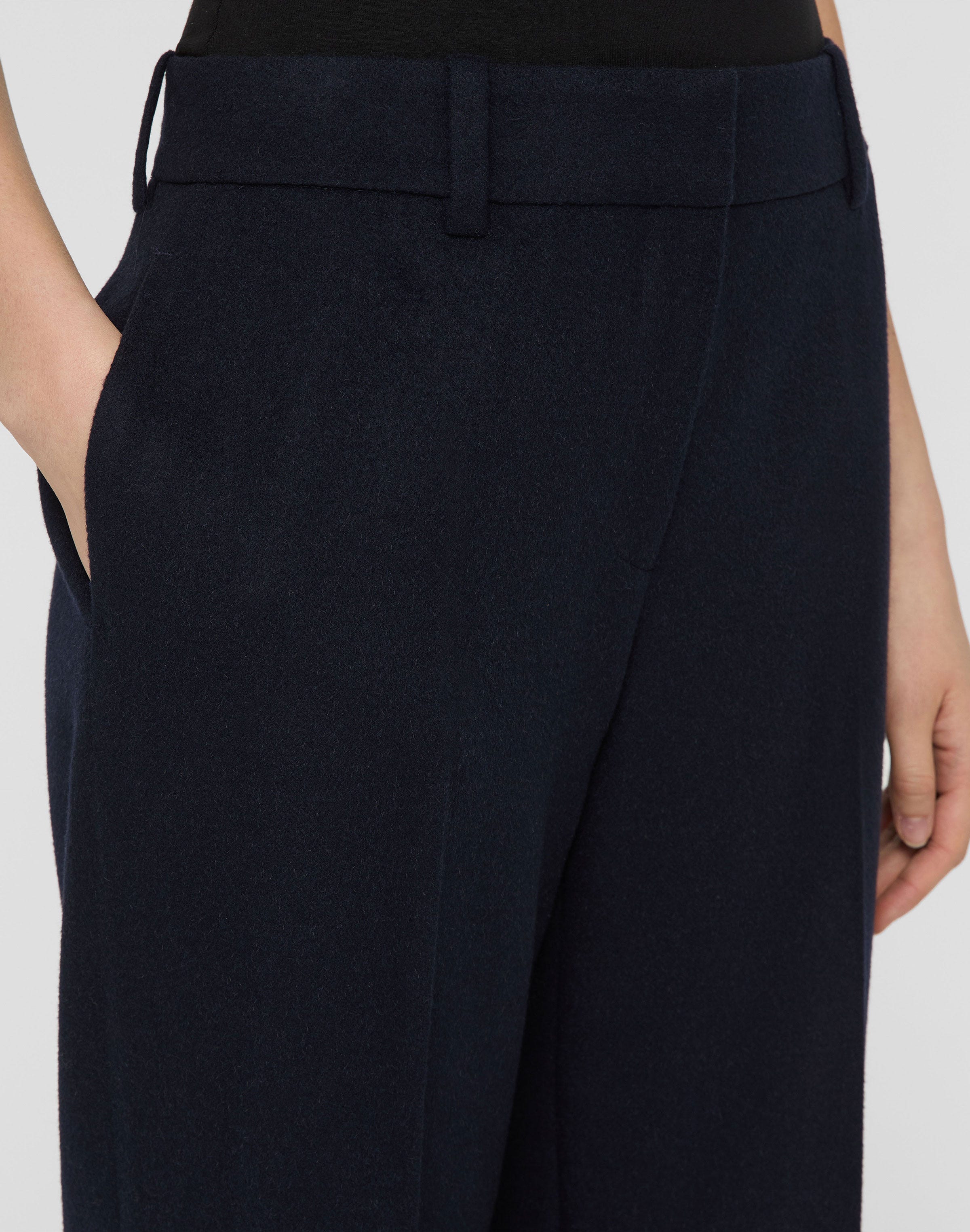 Petite Camel Hair Sullivan Pant